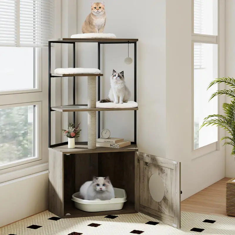 Arbre à chat litière design - NESTORA